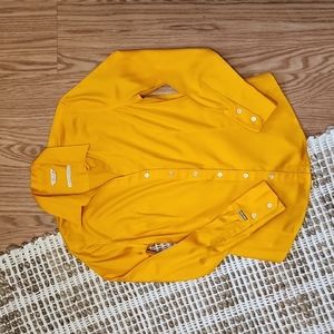 Calvin Klein Long Sleeves Orange blouse
